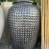 Pot Zwart ruitmotief (90CM)