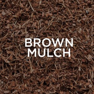 Brown mulch